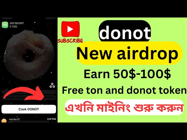 Donot new airdrop || earn 50$ 100$|| donot listing date|| free ton and donot token|