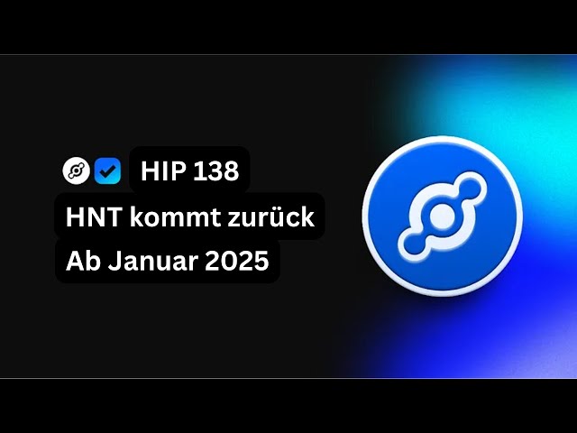 Helium ニュース - HNT は 2025 年 1 月から再び利用可能になります