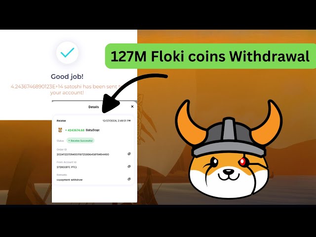 127M Floki 코인 출금 ​​Floki Inu 수도꼭지 사이트 2025 || 🔥라이브 127M 인출 증명 암호화폐 무료 적립