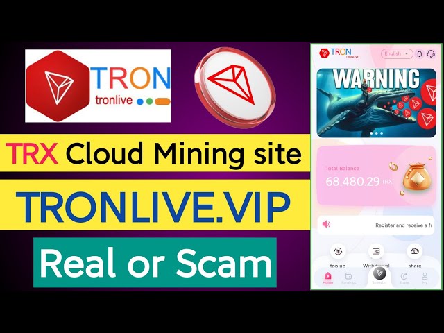 TRX Cloud Mining ⛏️ [ TRONLIVE Website ] REAL or SCAM || Tronlive platform real or fake ( Analysis )