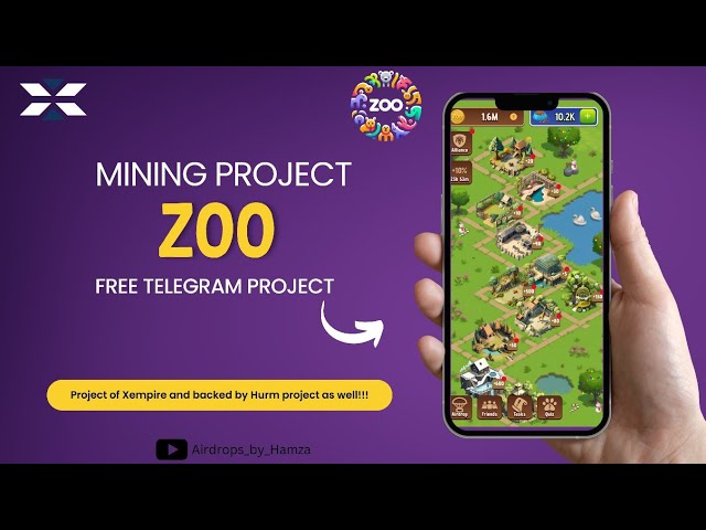 Zoo Telegram Project | Zoo Coin Airdrop by X Empire | Zoo Airdrop Complete Guide | Tap to Earn