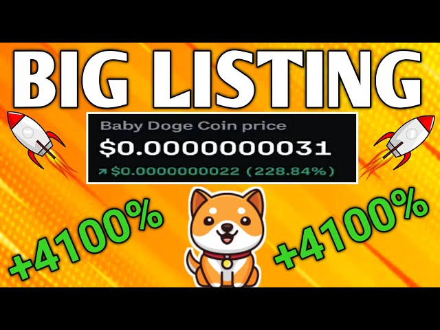 BABY DOGE COIN 💥 大手上場コインベース 🎉 今日の最新ニュース価格予測 2025 🤑 イーロン・マスク