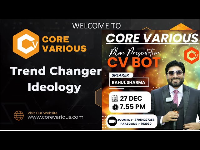 Core Divers Zoom Live 19h55 Date 27/12/2024 ! Zoom Salle comble ! #corevarious #tokenpocket