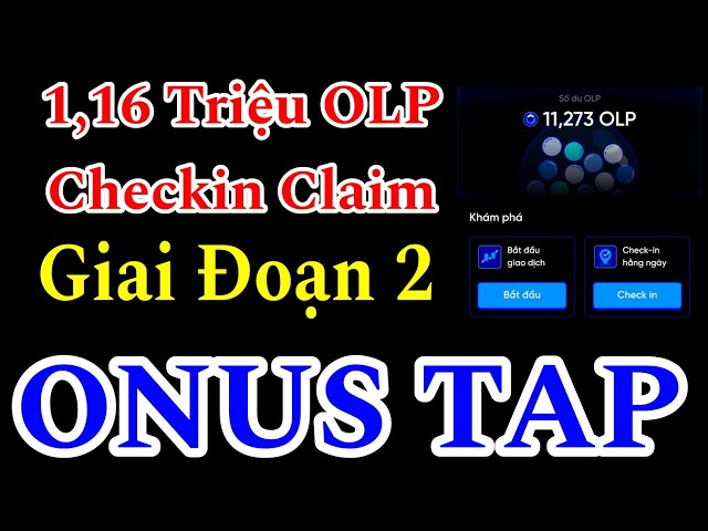 ONUS TAP AIRDROP OLP + TON + USDT SPLIT 1.16 MILLION OLP TOKEN DAILY CHECKIN CAN'T BE MISSED