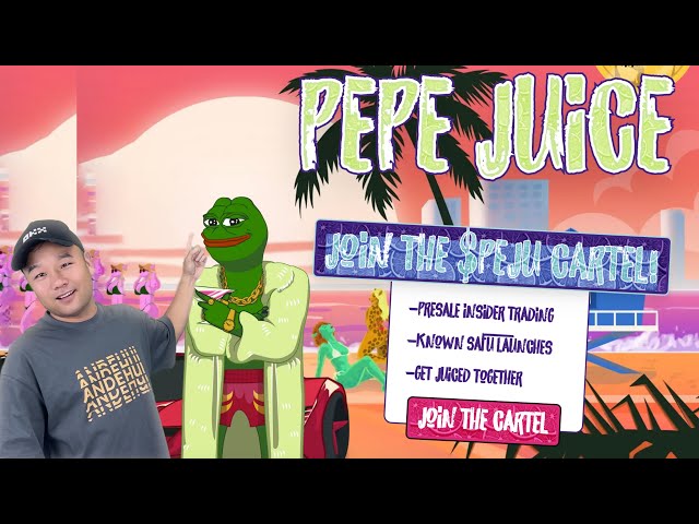 Pre-sale exceeds $400,000 in 9 days Pepe sister coin #Peju may be the next Pepe meme coin to explode