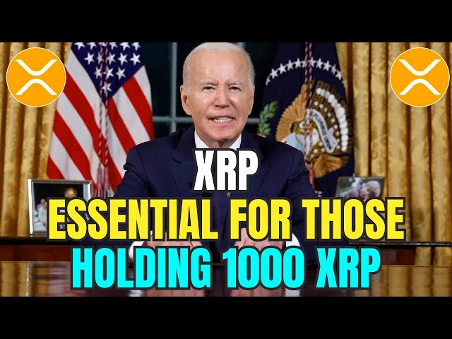 瑞波 XRP - 美国国会发布了关于 XRP 的重磅炸弹！预计每个 XRP 价值 10,000 美元！