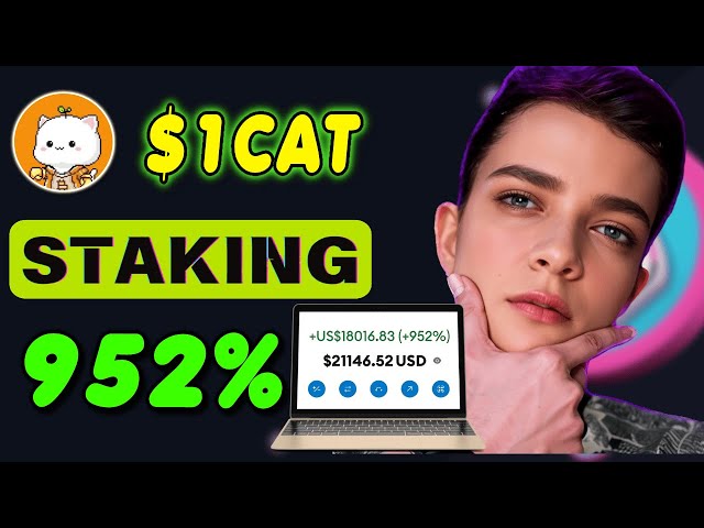 Stake 1CAT coin  A Step by Step Guide to Staking 1CAT for 952% APR