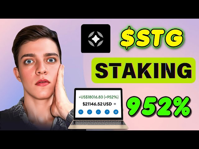 Stake STG coin 🚀 A Step by Step Guide to Staking STG for 952% APR