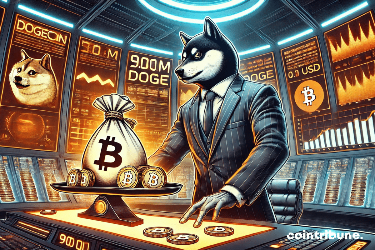 Les baleines Dogecoin accumulent 90 millions de DOGE en 48 heures, anticipant un mouvement haussier