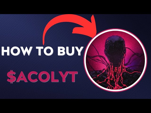 $ACOLYT ACOLYTE BY VIRTUALS TOKEN 암호화폐를 60초 안에 구매하는 방법