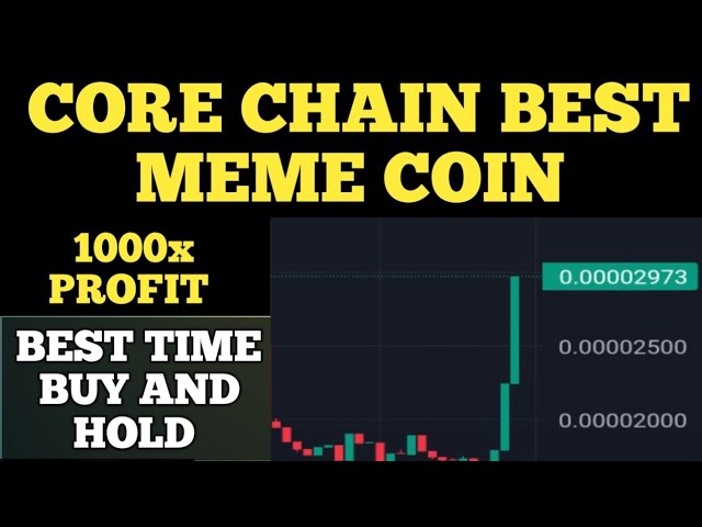 CORE CHAIN ​​BESTE MEME-MÜNZE || KAUFEN UND HALTEN SIE $CORE #corechain für den 10.000-fachen Gewinn