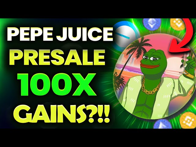 🔥PEPE JUICE プレセール: 次の 100X ミームコイン?大きな利益！