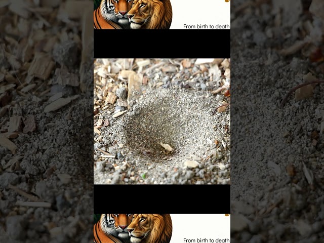 Antlion – Predatory life cycle in the sand.