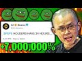 使用 PEPE COIN 在短時間內賺取 11700000 美元！