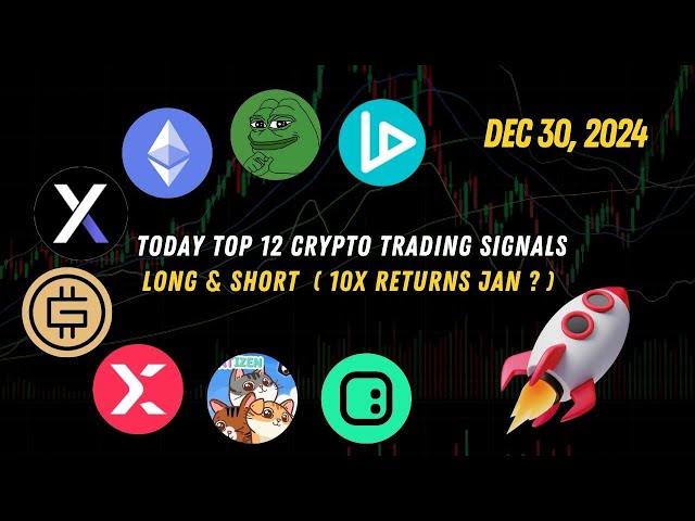 Top 12 Krypto-Handelssignale 10x Januar 2025? Doge-Münze, Pepe-Münze, Shib-Münze, Neiro-Münze 30. Dezember 2024