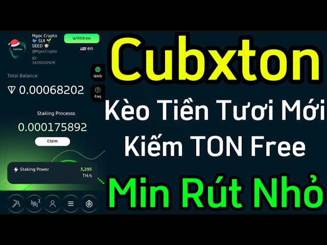 Cubxton Fresh Money 赔率每天免费赚取 TON 最小提款（优质赔率）