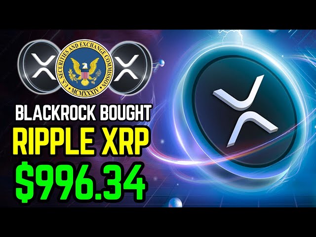 XRP RIPPLE BLACKROCK をすべて再度購入しました! CEOによる$996.34 XRPリーク!