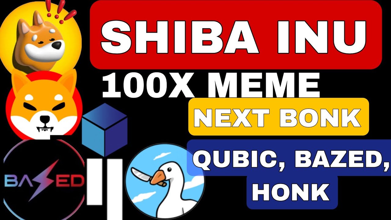 시바견 코인 가격 예측?100X MEME COIN 어떤 코인인가요??#SHIB, #HONK, #QUBIC,#BAZED ?M A BTC