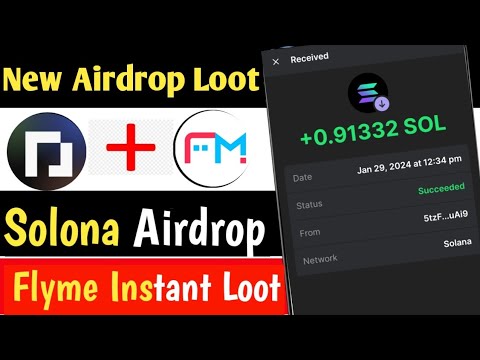 ??!! Nouveau Airdrop 100$-500$ Bénéfice !! Largage aérien de Solana !! Butin instantané 3,5 $ Temps illimité !!??