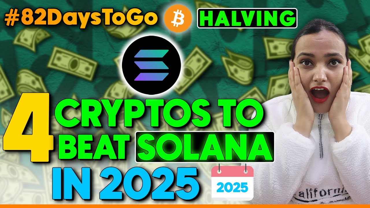 4 cryptos pour surpasser Solana en 2024-25 | Meilleurs Altcoins | 100x Cryptos | Cryptomonnaie