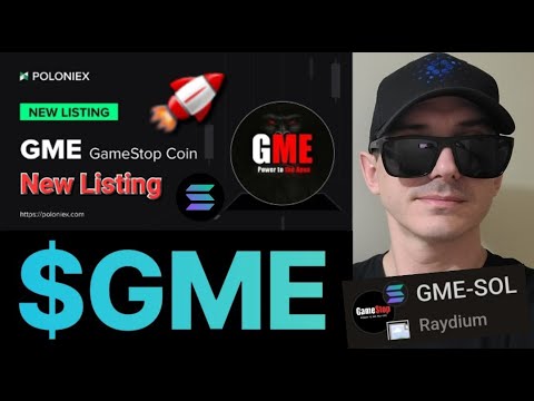 $GME - GAMESTOP COIN CRYPTO JETON MEMECOIN COMMENT ACHETER GME SOL SOLANA GAME STOP POLONIEX RAYDIUM ORCA