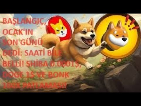 明天将是一个里程碑：SHIBA 涨至 0.0001 美元，狗狗币涨至 1 美元，BONK 价格暴涨 100 倍！?倒计时已经开始......?