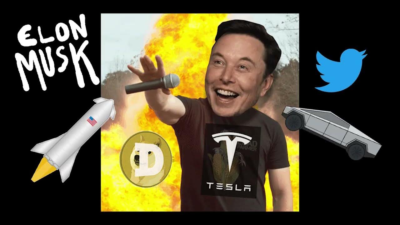 ELON MUSK 노래 - Space X - Tesla - DOGECOIN 그냥 웃기만 하면 됩니다.