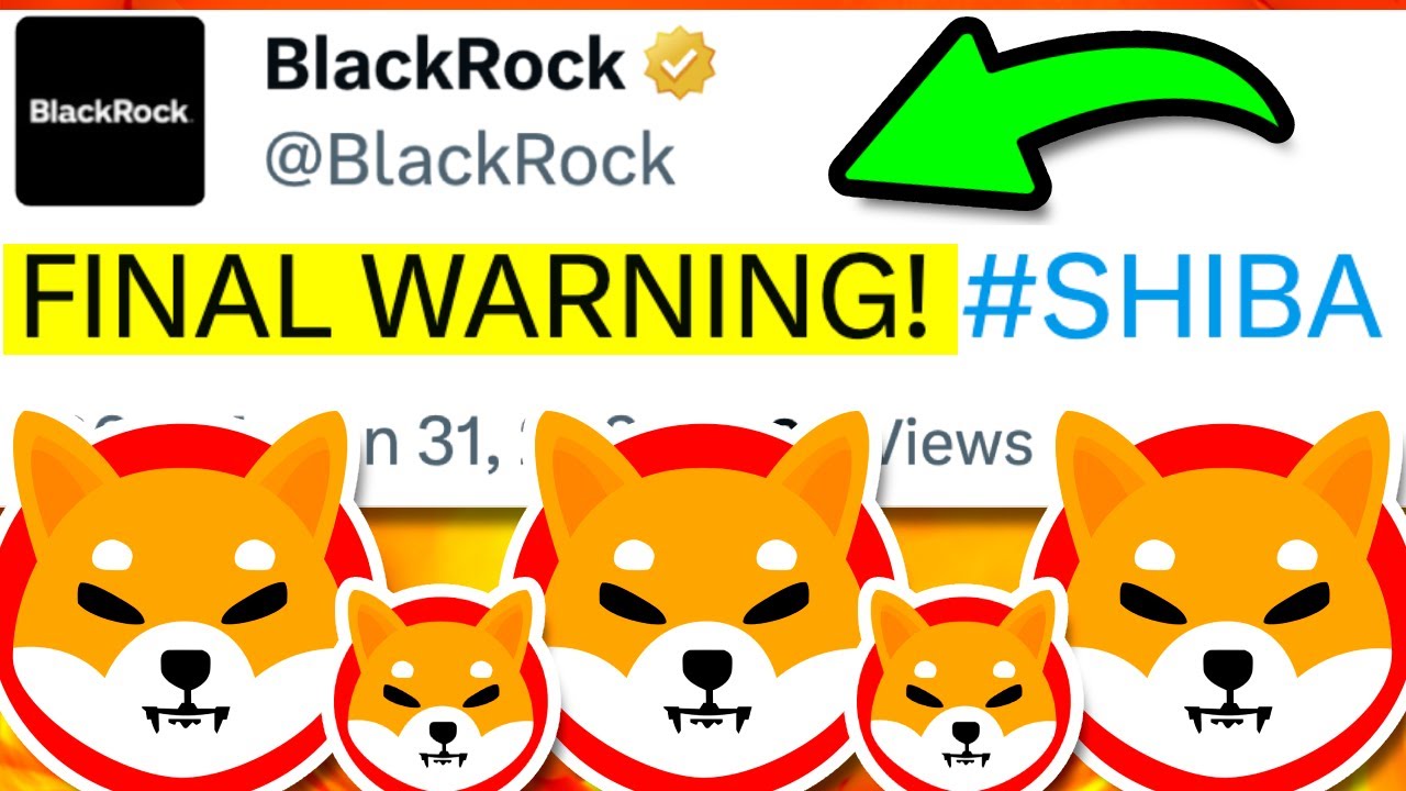 SHIBA INU : 2 200 000 000 $ BLACKROCK EST SÉRIEUX MAINTENANT WTF !! DERNIER AVERTISSEMENT! - NOUVELLES DES PIÈCES SHIBA INU AUJOURDHUI