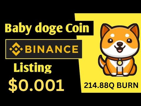 Actualités Baby Dogecoin aujourdhui | 160 000 milliards de dollars brûlés | Pompe à prix des pièces BabyDoge | Liste Binance