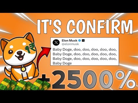 Où est-ce que ça a coulé ? BABY DOGECOIN? +2500% ELON MUSK ?BABY DOGE BRAKING NEWS AUJOURDHUI PRÉVISIONS DE PRIX