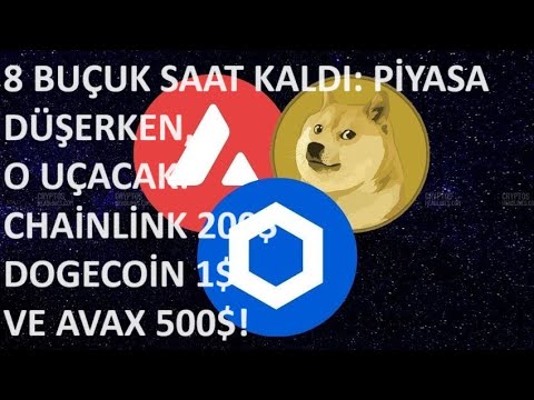 8.5 HOURS LEFT: THE MARKET WILL FALL, AND IT WILL FLY!?AVAX IS 500$, DOGECOIN IS 1$ AND CHAINLINK IS ATH 200$!!!?