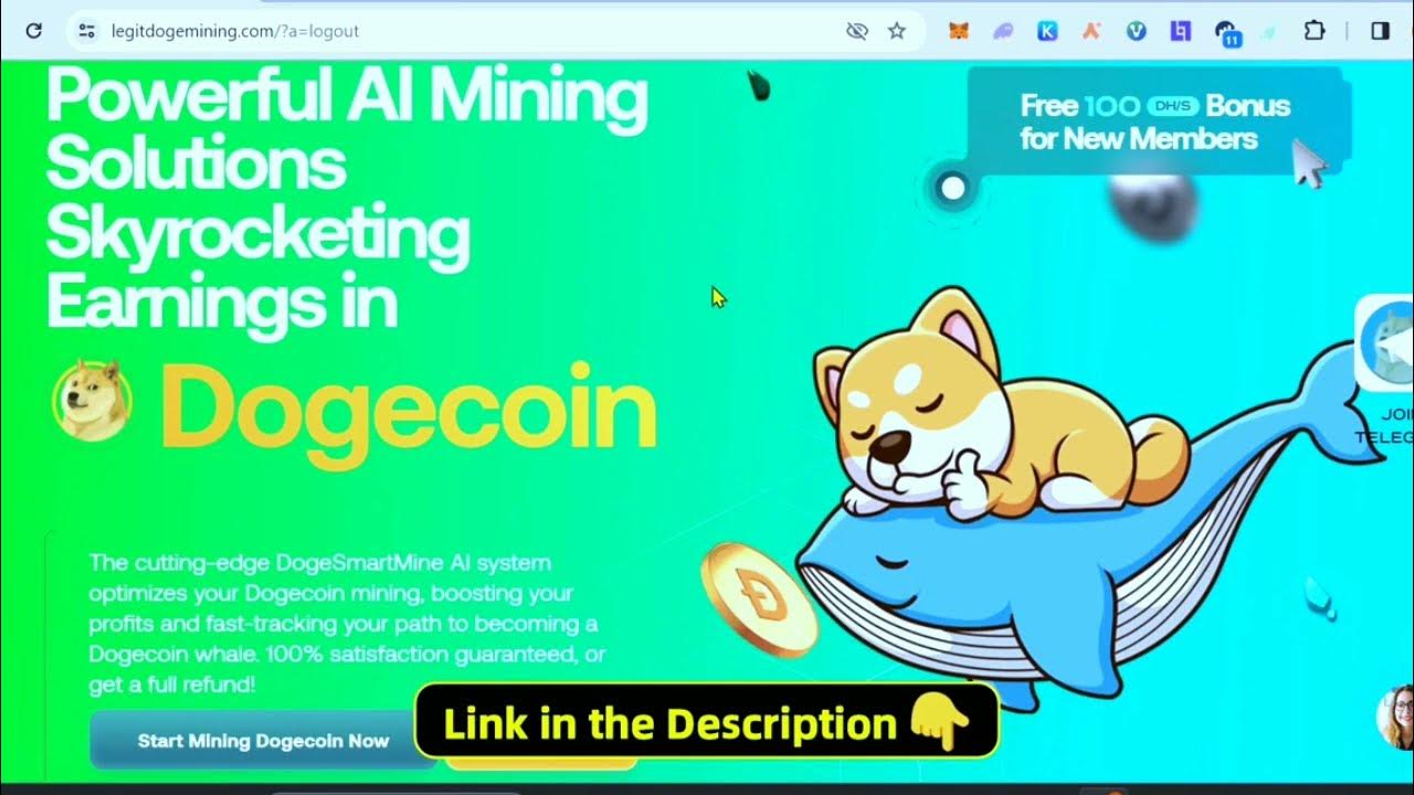 무료 Dogecoin 클라우드 마이닝 사이트 2024 || 무료 Dogecoin 적립 웹사이트 || 2024년 무료 Dogecoin을 획득하세요!