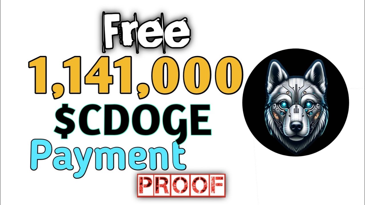 Free 1,141,000$CDOGE Withdrawal Received || Check Yours || Cyber Doge Airdrop