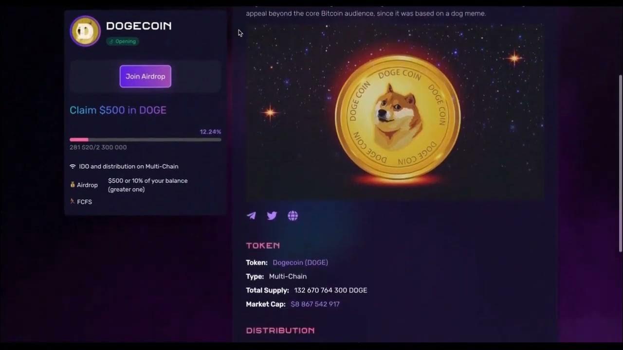 DOGECOINトークンのエアドロップ！ ? Certik、大規模な v2 アップデート!長期成長アルトコイン！ ?