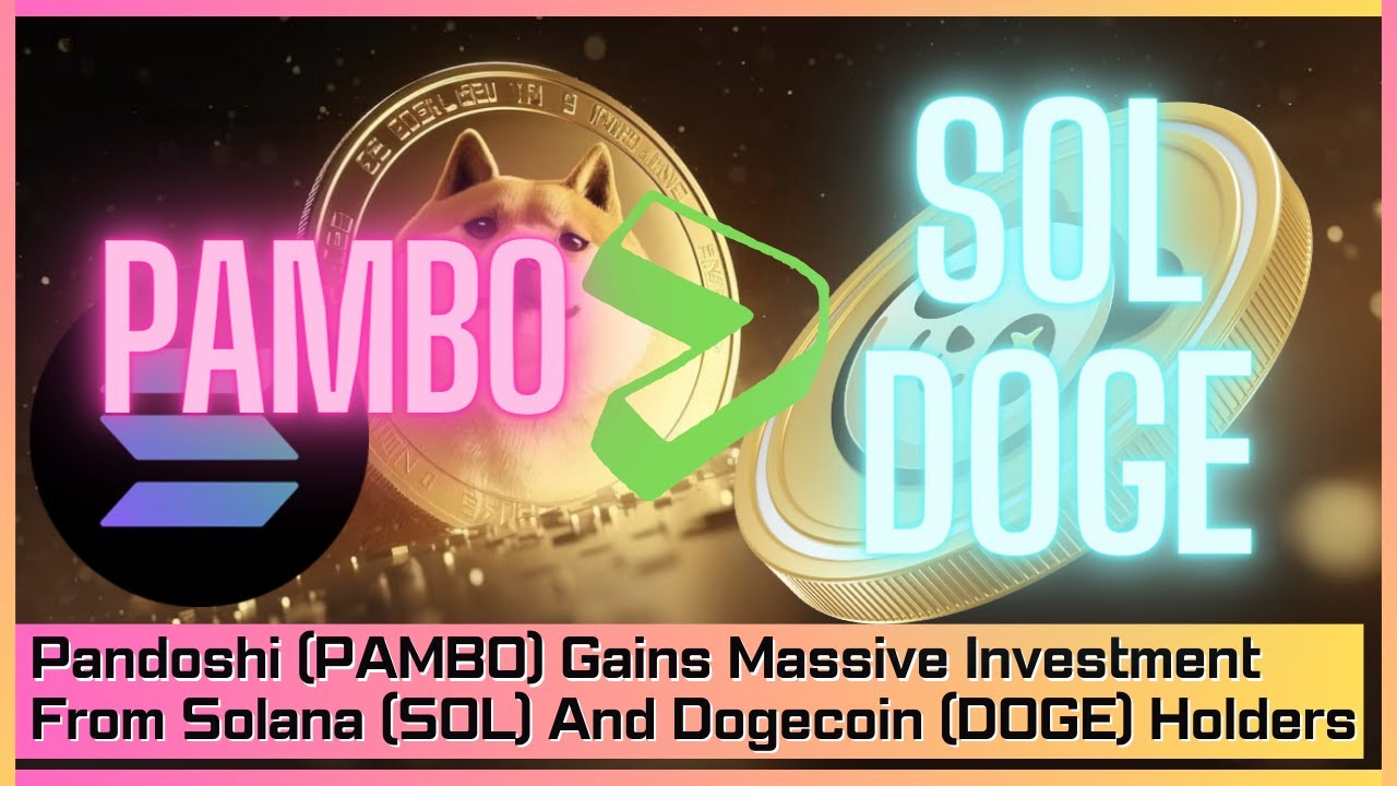 Pandoshi (PAMBO) bénéficie d'un investissement massif de la part des détenteurs de Solana (SOL) et Dogecoin (DOGE)