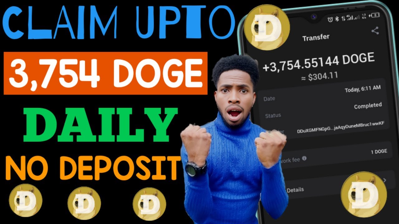 SITE DOGECOIN gratuit | Réclamez gratuitement 3 754 DOGE par jour | Gagnez du DOGE gratuit | Retrait instantané | Pas de dépôt