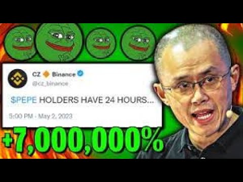 1 周内 1000 倍！?币安网站官方声明：PEPE 代币手动燃烧的确切日期！?正在路上！?