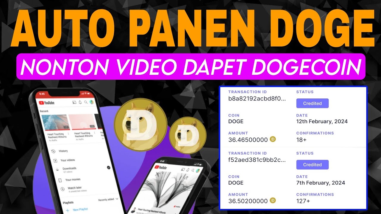 AUTO CUAN‼️JETZT YOUTUBE-VIDEOS ANSEHEN GET CRYPTO | DOGECOIN UND TRX EARNER