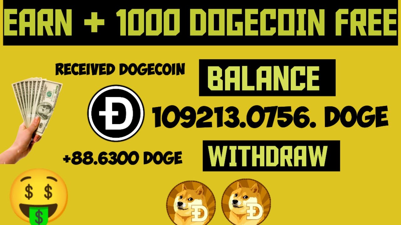 Kostenloses Dogecoin-Mining + 1000 Dogecoin kostenlos