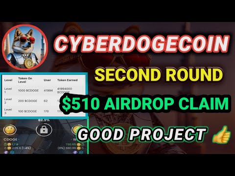 Cyber ​​Doge Airdrop I Cyberdoge Coin Second Airdrop I Cyberdoge Swap Kaise Kare I Cyberdog Sell