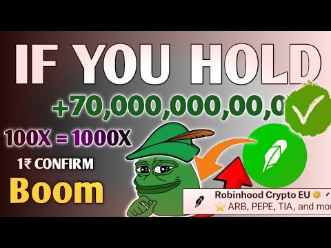 +70,00,00,00,00을 보유하면 ROOBINHOOD 목록?PEPE 코인 제동 뉴스 오늘 PEPE 코인 가격 생산