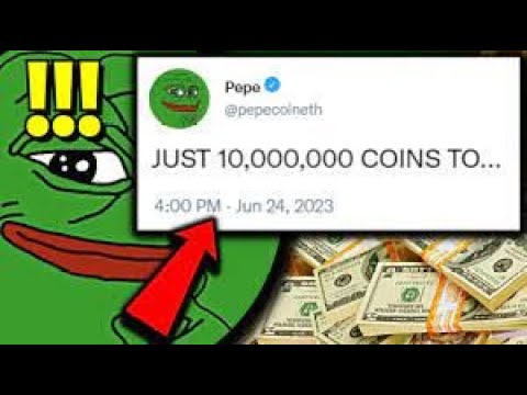 ? 이 날짜에 $10400를 PEPE 토큰에 투자하고 $197,267.17를 받으세요! 1796.8%의 놀라운 증가!?