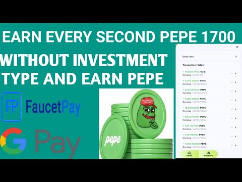 如何在不投資的情況下賺取pepe coin ||有證據