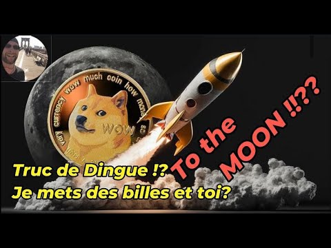 Dogecoin zum Mond!!?? Verrücktes Ding!? Ich habe Murmeln gelegt und du?