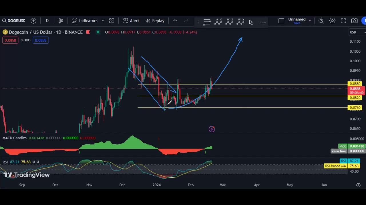 Analyse technique Dogecoin du 20 février 2024 - DOGE