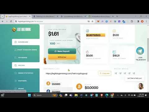 Free Dogecoin Cloud Mining Site 2024  | Free Dogecoin Payment Proof    Free Dogecoin Earning Website