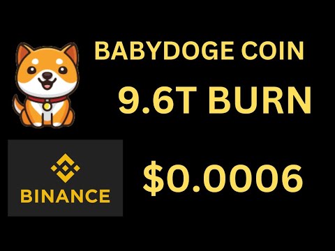 Actualités Baby Dogecoin aujourd'hui | 9,6 billions de dollars brûlés | Pompe à prix des pièces BabyDoge | Liste Binance