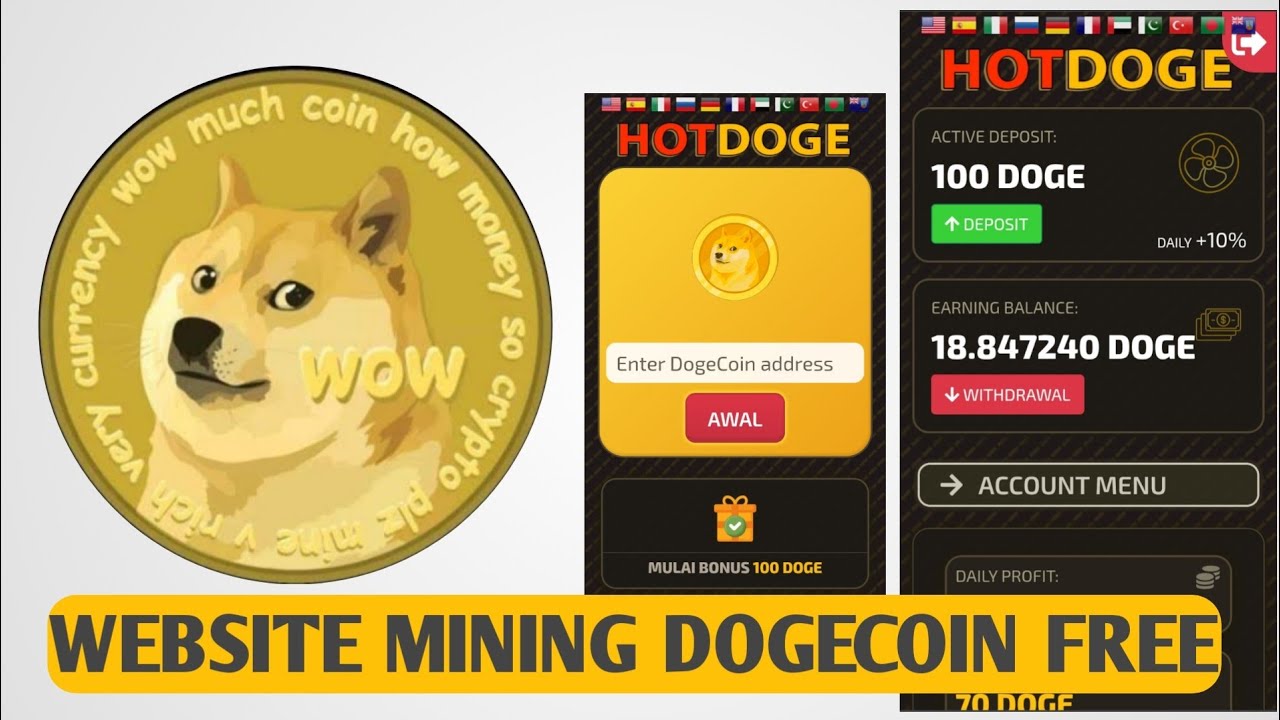 KOSTENLOSE DOGECOIN-MINING-WEBSITE 2024 !!!! Beeilen Sie sich und arbeiten Sie 24 Stunden am Tag an kostenlosen Mining-Freunden und erhalten Sie 10 Doge