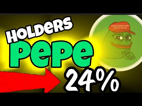 You are HOLDER of Pepe Coin LOOK UP 24% Bull Run #pepecoin