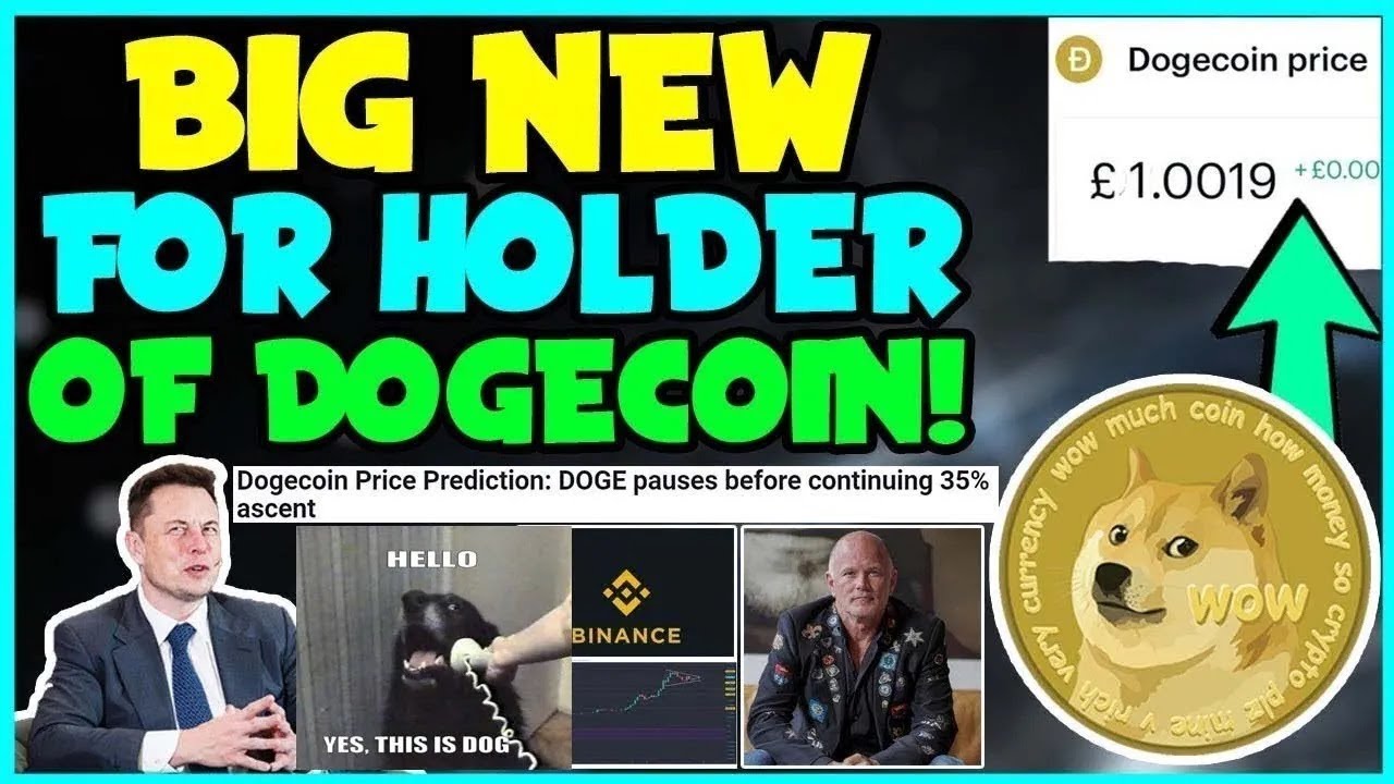 Dies ändert alles für den Dogecoin-PREIS!! ? - ELON MUSK, Whale Now, SpaceX! ? PREISVORHERSAGE!